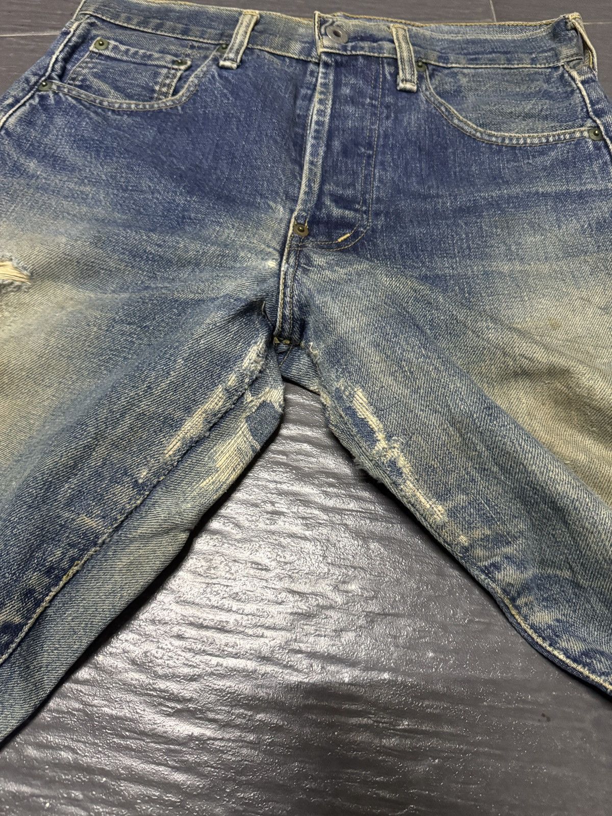 Levi's VINTAGE LEVIS 702 BIG E JEANS Size US 30 / EU 46 - 2 Thumbnail