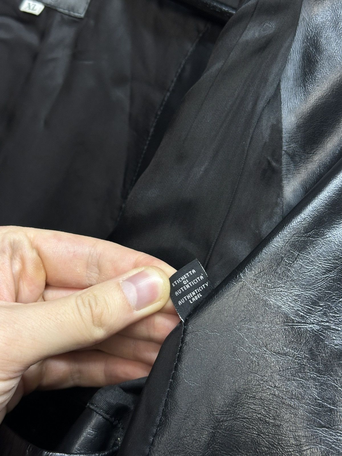 Versace Jeans Couture Versace Archival Double Breasted Leather Coat Jacket Size US XL / EU 56 / 4 - 15 Thumbnail