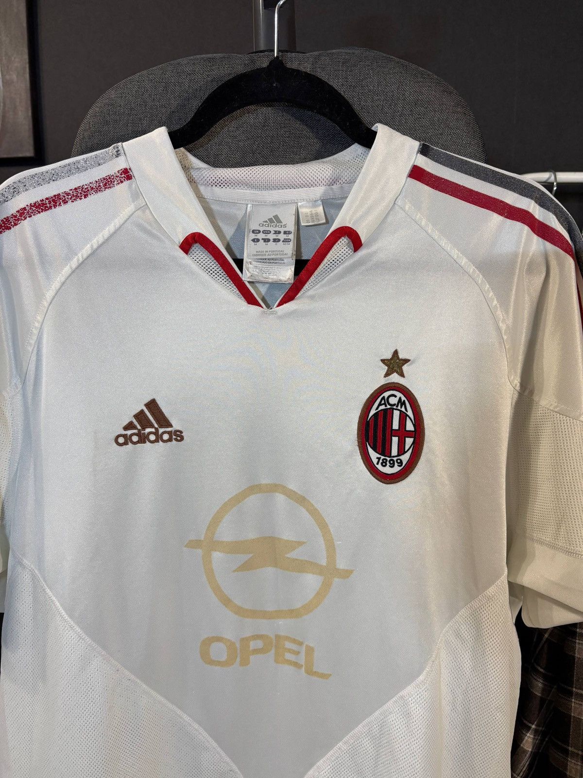 Adidas 2004/05 Vintage Adidas Milan soccer jersey Size:M Size US M / EU 48-50 / 2 - 3 Thumbnail