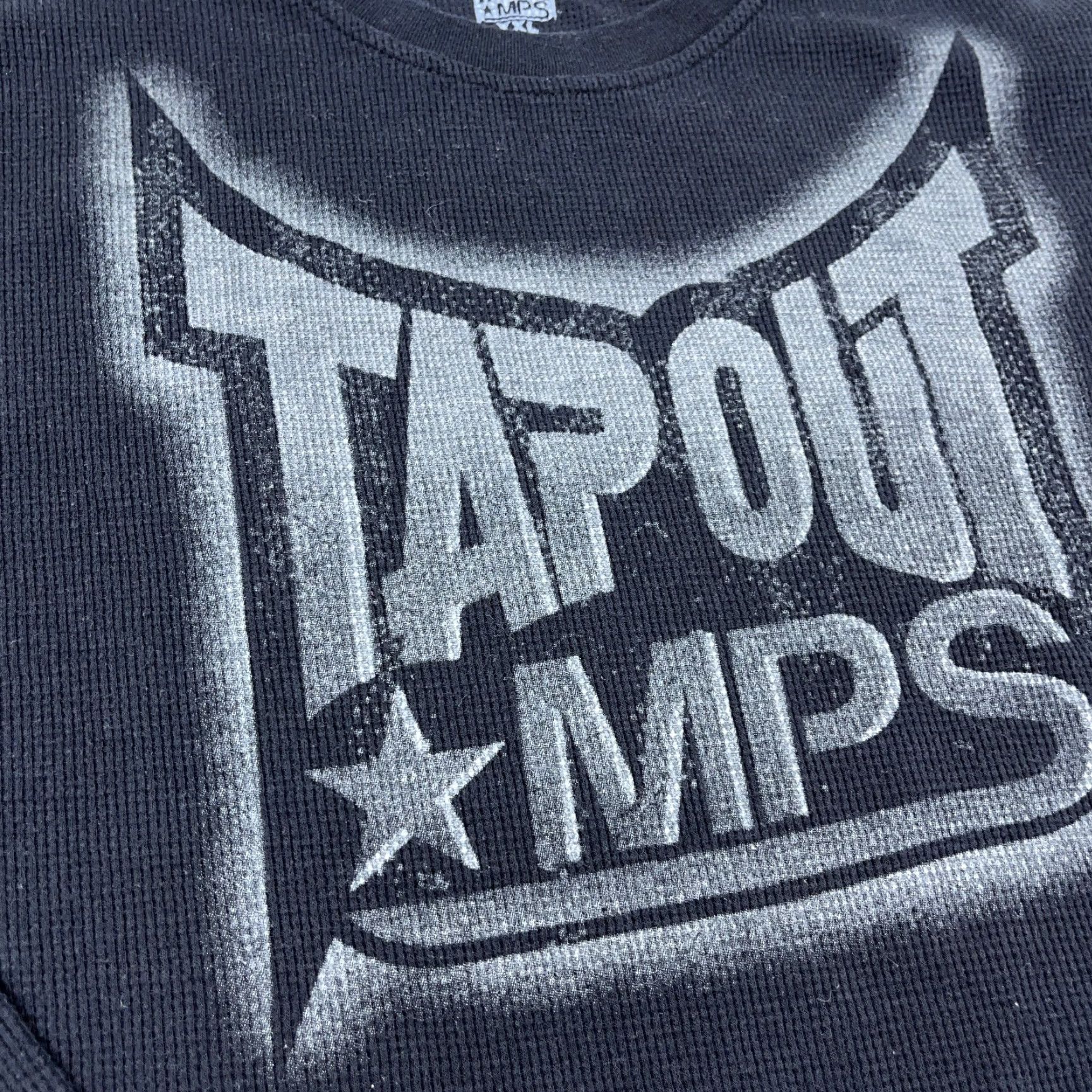 Tapout VINTAGE Tapout Men's T-Shirt XXL Black Graphic MMA Punk Goth Retro Long Sleeve All Seasons Size US XXL / EU 58 / 5 - 4 Thumbnail