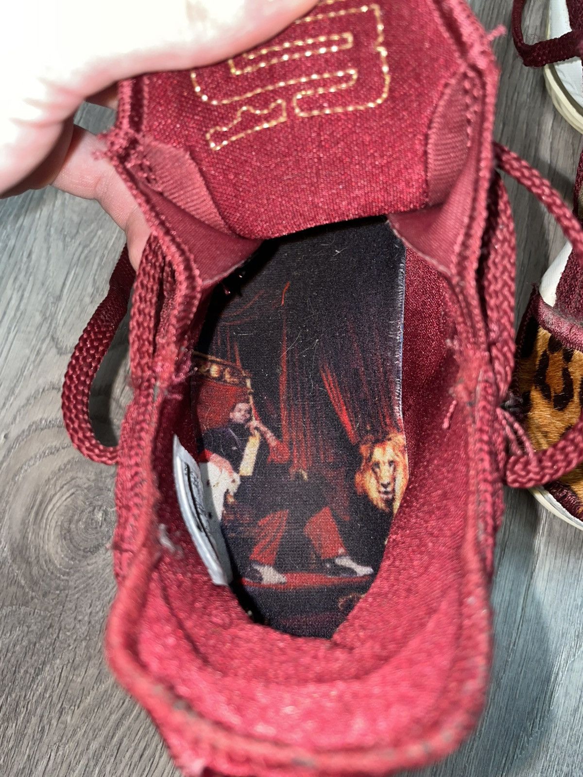 Nike Nike lebron 16 king red burgundy and leopard size 8 Size US 8 / EU 41 - 8 Thumbnail