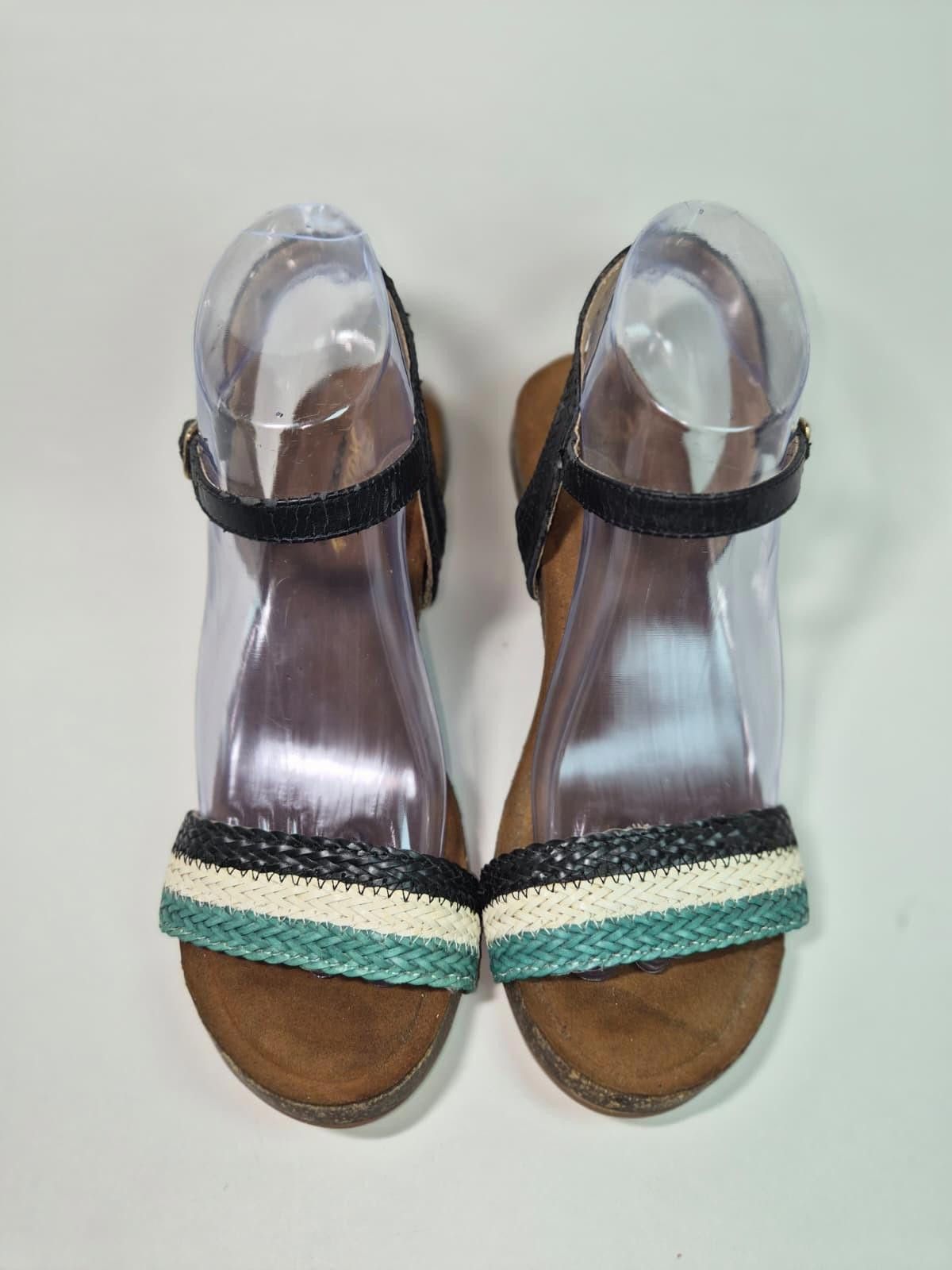SKECHERS SKECHERS Brystol Night Skies Strappy Sandal Wedge Women SZ8 Size US 8 / IT 38 - 5 Thumbnail