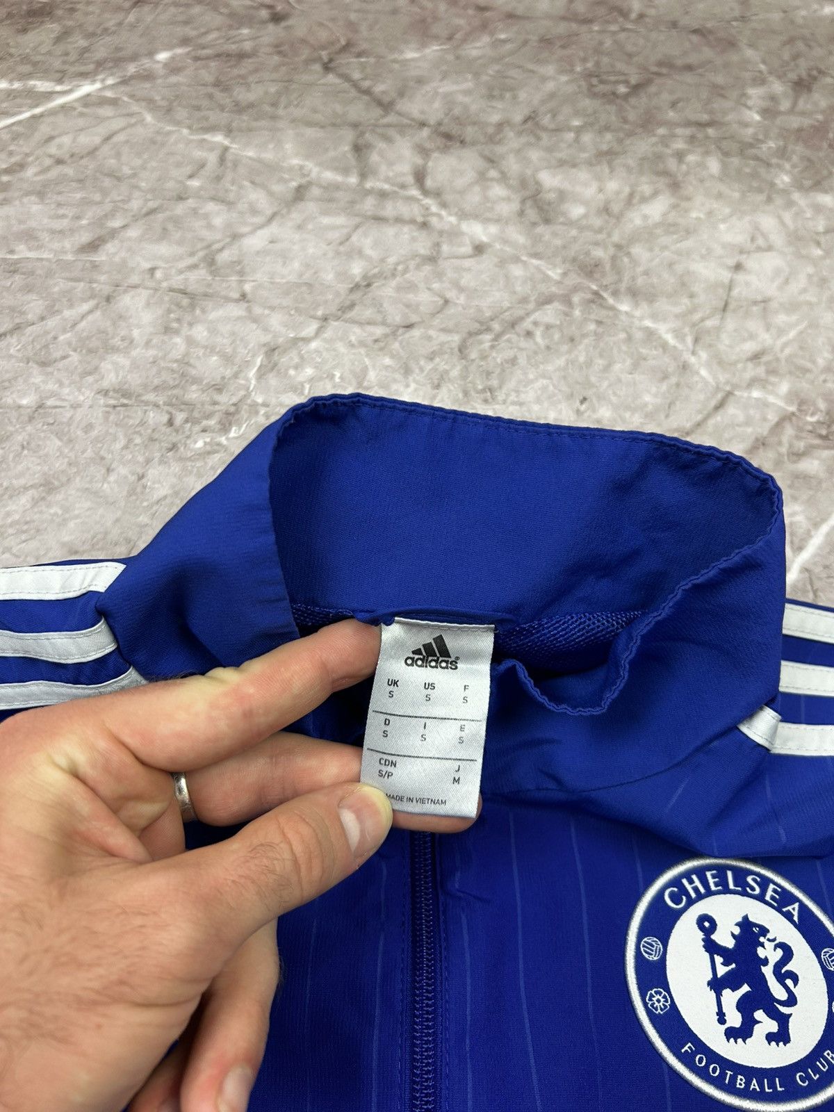 Adidas Adidas FC Chelsea Vintage Nylon Soccer Track Jacket Y2K Size US S / EU 44-46 / 1 - 6 Thumbnail