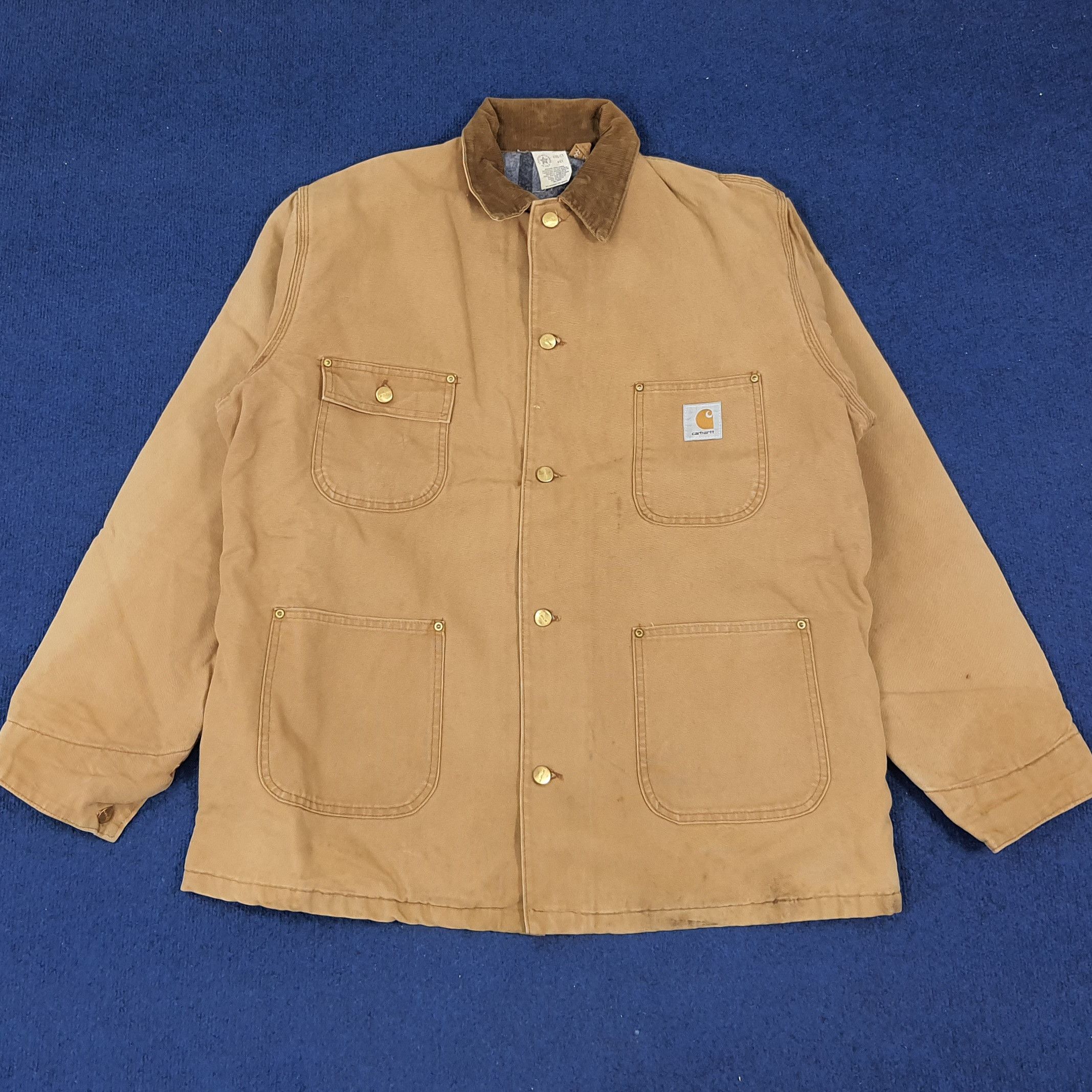 Carhartt × Vintage Vintage Carhartt Detroit Workwear Heavy Jacket Size US XXL / EU 58 / 5 - 1 Thumbnail