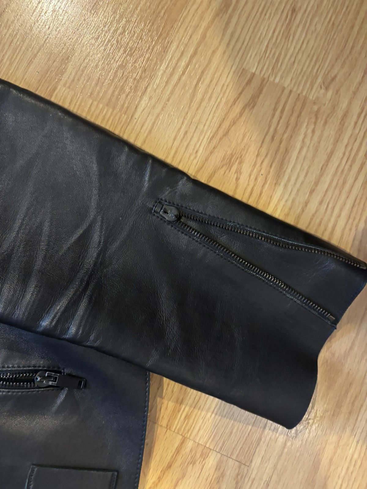 Alexander McQueen 2000s ALEXANDER MCQUEEN BIKER JACKET RARE SKULL LINER Size US XL / EU 56 / 4 - 3 Thumbnail
