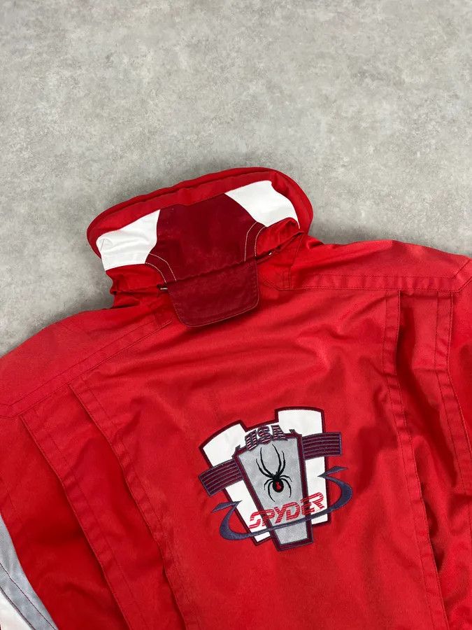 Spyder Spyder Red & White Ski Jacket Size US XL / EU 56 / 4 - 7 Thumbnail