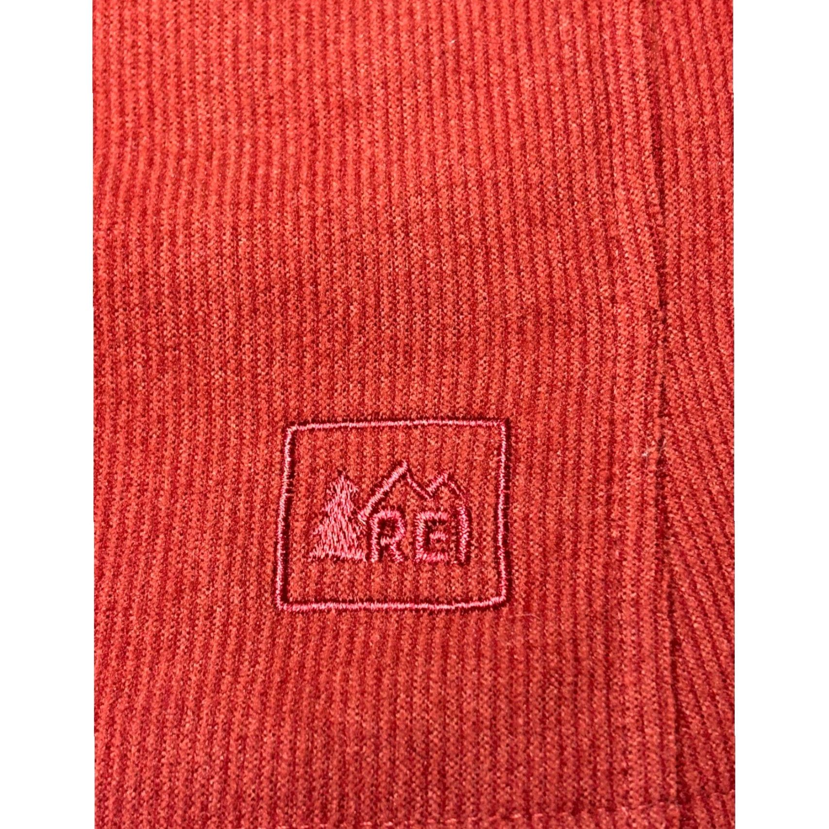 Vintage REI Co-op Mens XL Quarter Zip Pullover Burgundy Elbow Patch Outdoor Sweater Size US XL / EU 56 / 4 - 4 Thumbnail