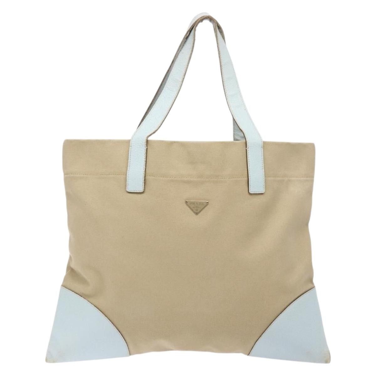 Prada PRADA Tote Bag Canvas Beige Size ONE SIZE - 2 Thumbnail