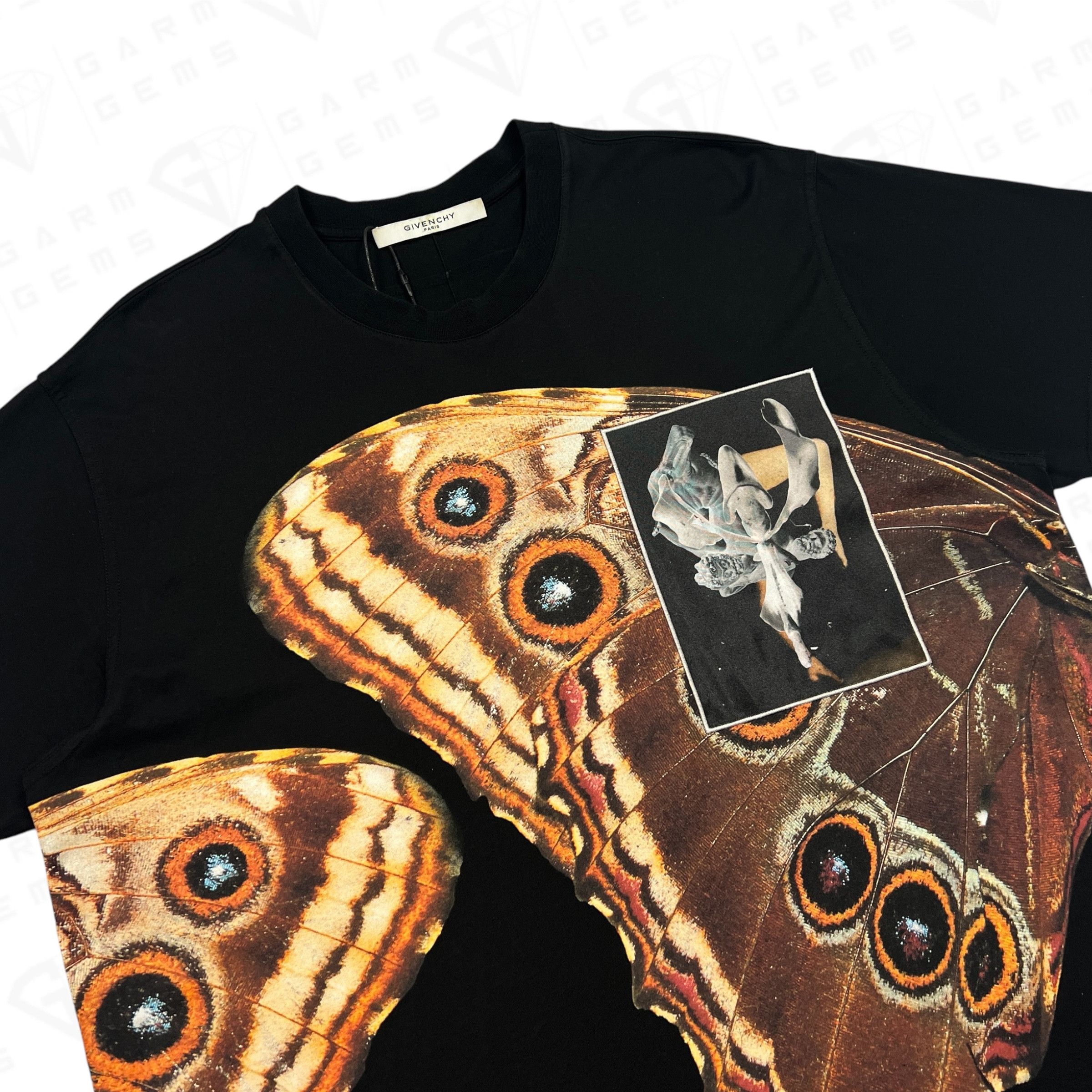 Givenchy Givenchy Butterfly Wings T-Shirt Size US M / EU 48-50 / 2 - 3 Thumbnail