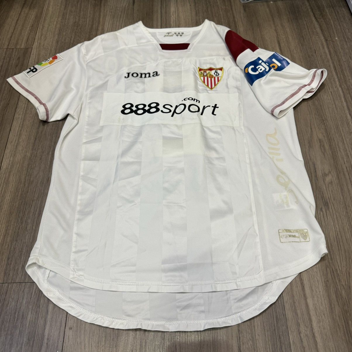 Joma Sevilla 06/07 player issue special home shirt #2Javi Navarro Size US M / EU 48-50 / 2 - 1 Thumbnail