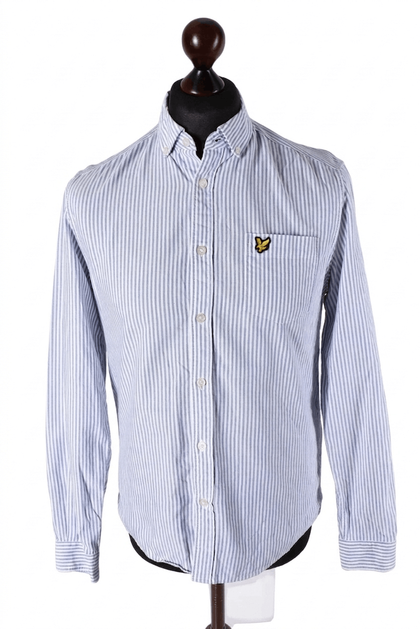 Lyle & Scott Lyle & Scott Striped Long Sleeve Button Down Oxford Shirt Size US M / EU 48-50 / 2 - 1 Thumbnail