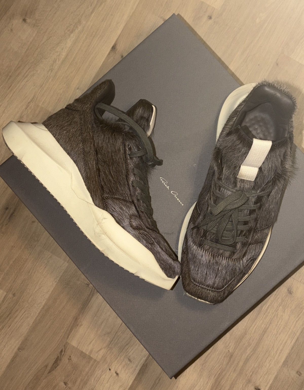 Rick Owens Rick Owens Runner Pony Hair SS26 Size US 7.5 / EU 40-41 - 1 Thumbnail