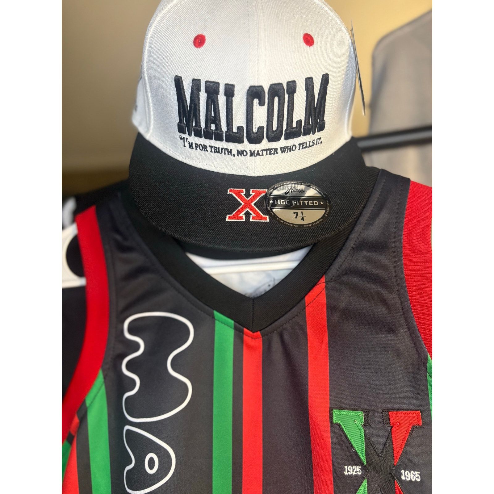 Other New - Sz S Malcom X Jersey w/ Matching 7 1/4 Hat Size US S / EU 44-46 / 1 - 7 Thumbnail