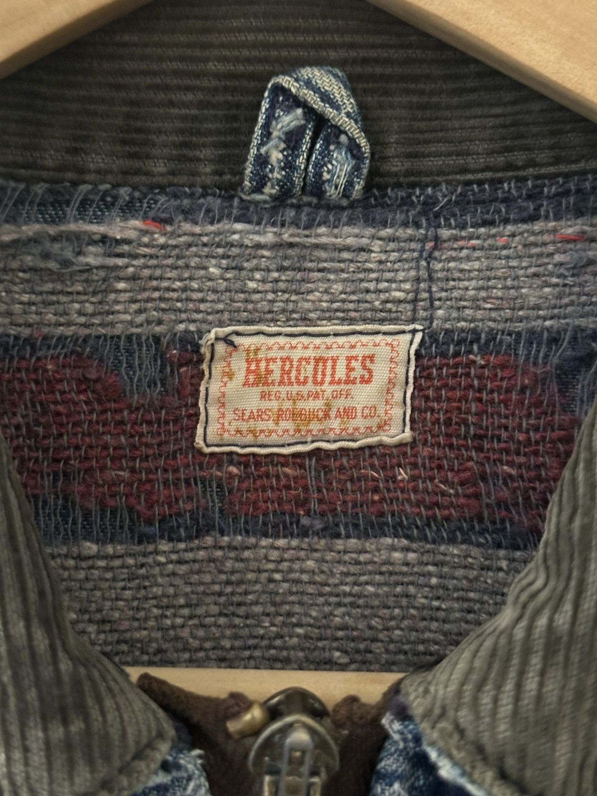 Vintage 1940s Sears Denim Jacket Size US L / EU 52-54 / 3 - 4 Thumbnail