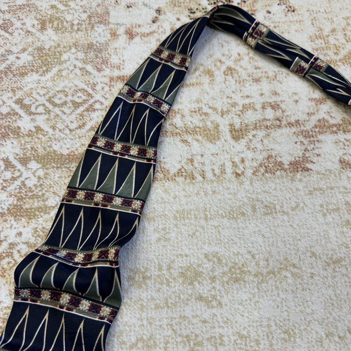 Marks & Spencer Vintage Mark&Spencer Tie Polyester 90s Old Money Y2K Size ONE SIZE - 4 Thumbnail