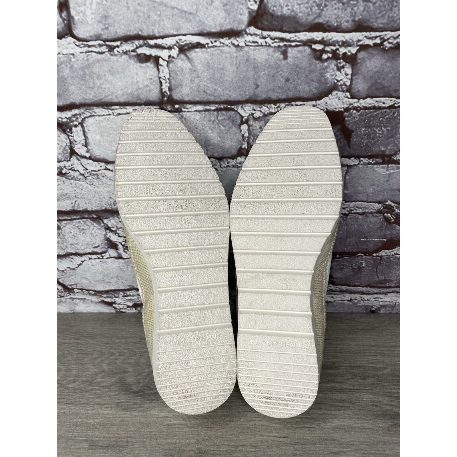 Other Verbenas White Leather Loafers Slip On Sneaker Casual Beach Size US 10 / IT 40 - 10 Thumbnail