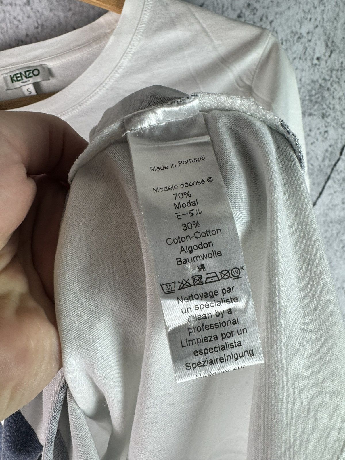 Kenzo Kenzo Logo Print Front T-Shirt Tee Small Size S / US 4 / IT 40 - 4 Thumbnail