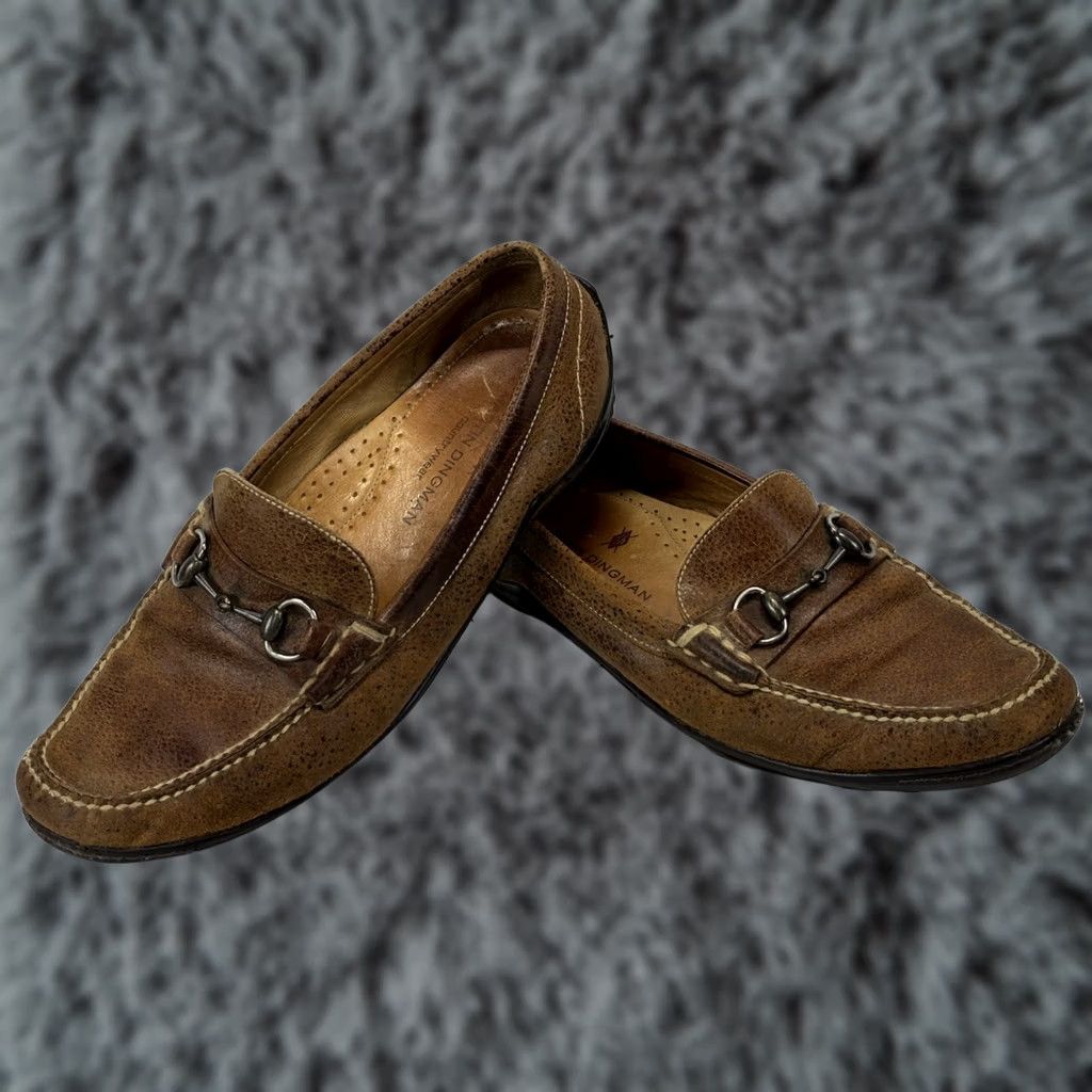 Vintage Martin Dingman Bill Water Buffalo Bit Loafers Men’s 11.5 M Driving Moccasins Size US 12 / EU 45 - 1 Thumbnail