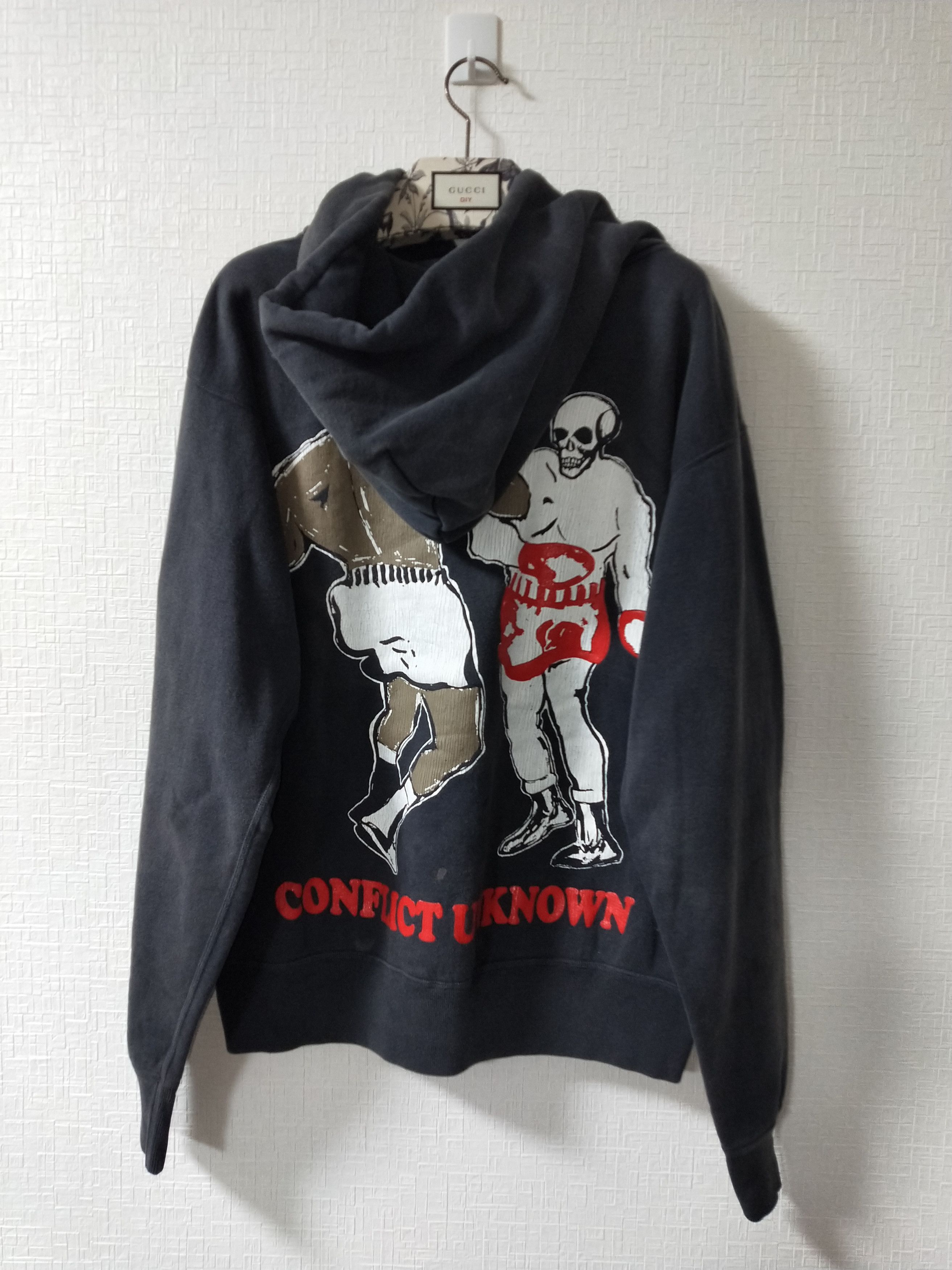 DENIM TEARS × Saint Michael Struggle Hoodie Size US M / EU 48-50 / 2 - 2 Thumbnail