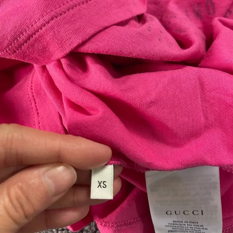 Gucci Gucci Pure cotton large logo short sleeves 2501-Nextarrow Size US XS / EU 42 / 0 - 3 Thumbnail