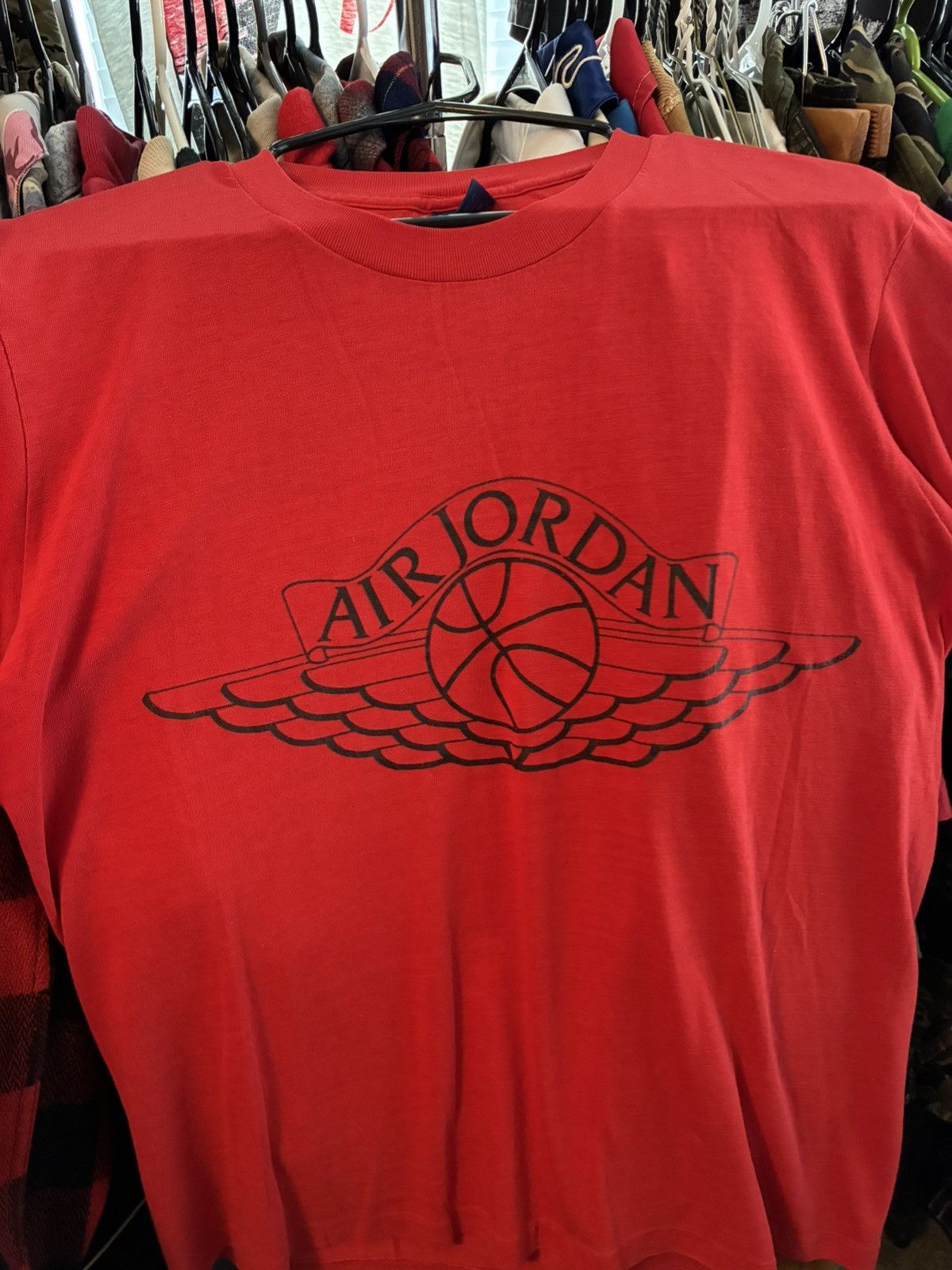 Nike Vintage 1985 Air Jordan Wings Nike tee Size US L / EU 52-54 / 3 - 2 Thumbnail
