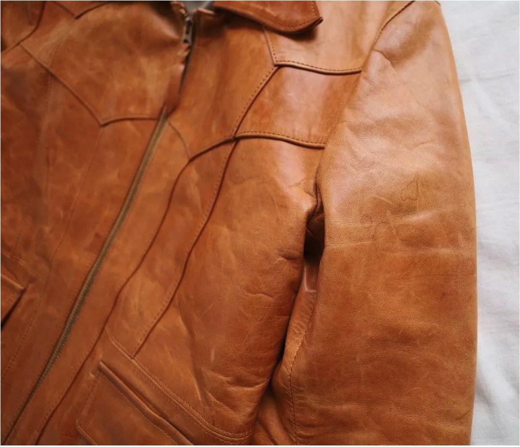 Y'2 Leather 70s-style East West leather jacket from Y'2 Leather Size US M / EU 48-50 / 2 - 7 Thumbnail