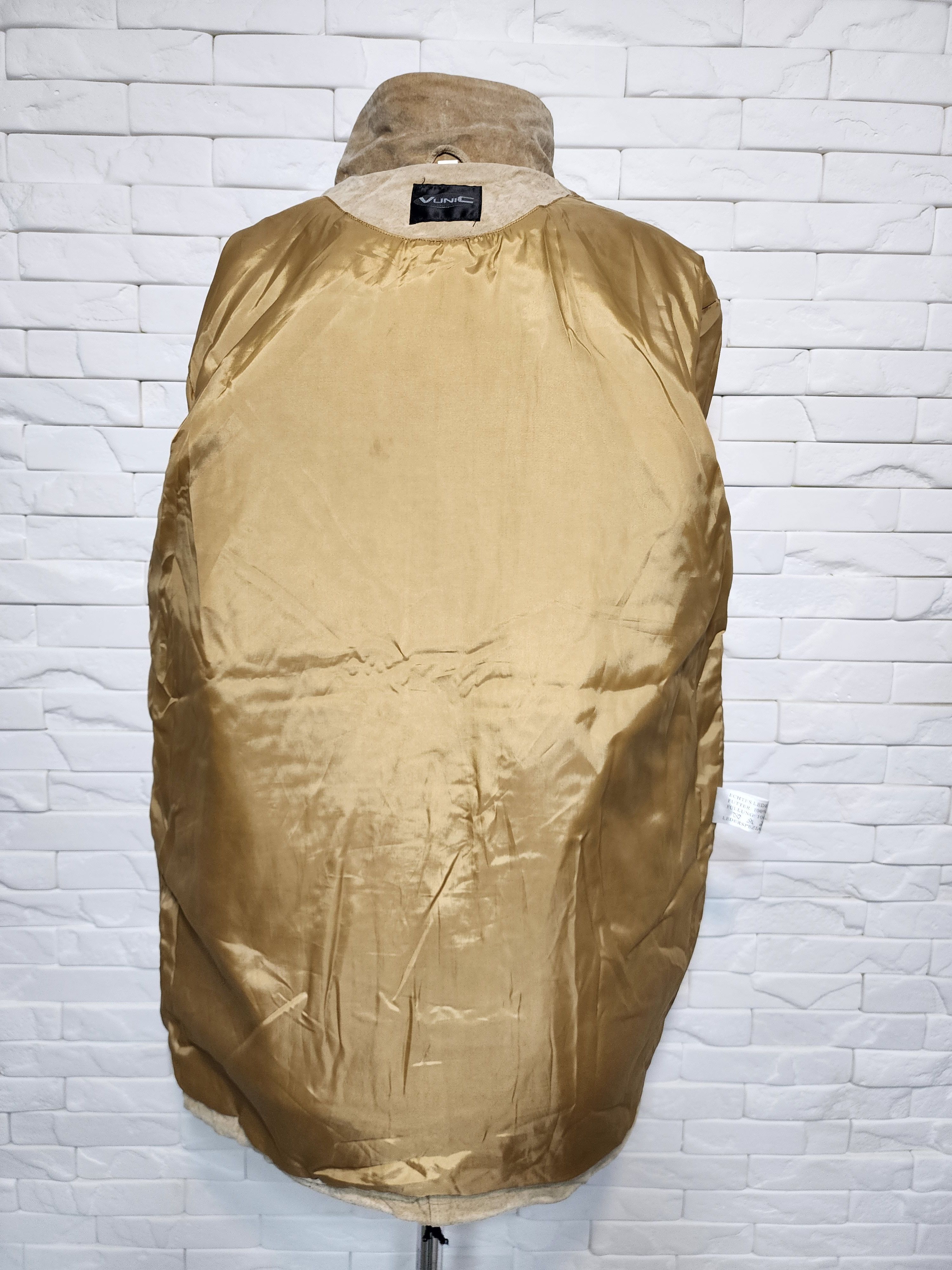 Genuine Leather Brown Suede Leather Jacket: Classic Design Size XL / US 12-14 / IT 48-50 - 8 Thumbnail