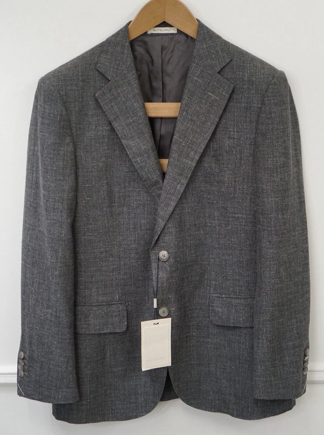 Suitsupply Men Suitsupply Blazer Lazio HL Wool Silk Linen EThomas US40S Size 40S - 1 Thumbnail