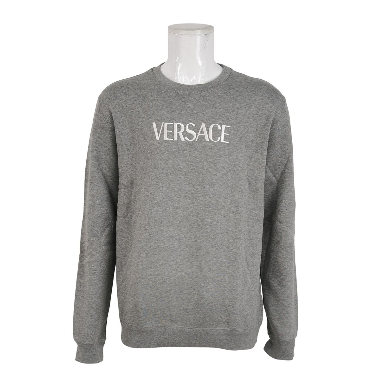 Versace Versace XXL Cotton Logo Long-Sleeve Sweatshirt Size US XXL / EU 58 / 5 - 1 Thumbnail