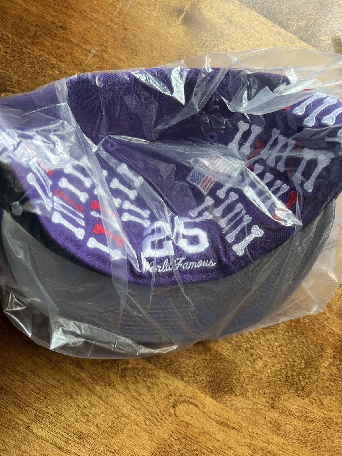 Supreme 7 3/4 Supreme Bones Box Logo New Era Hat Purple Size ONE SIZE - 5 Thumbnail