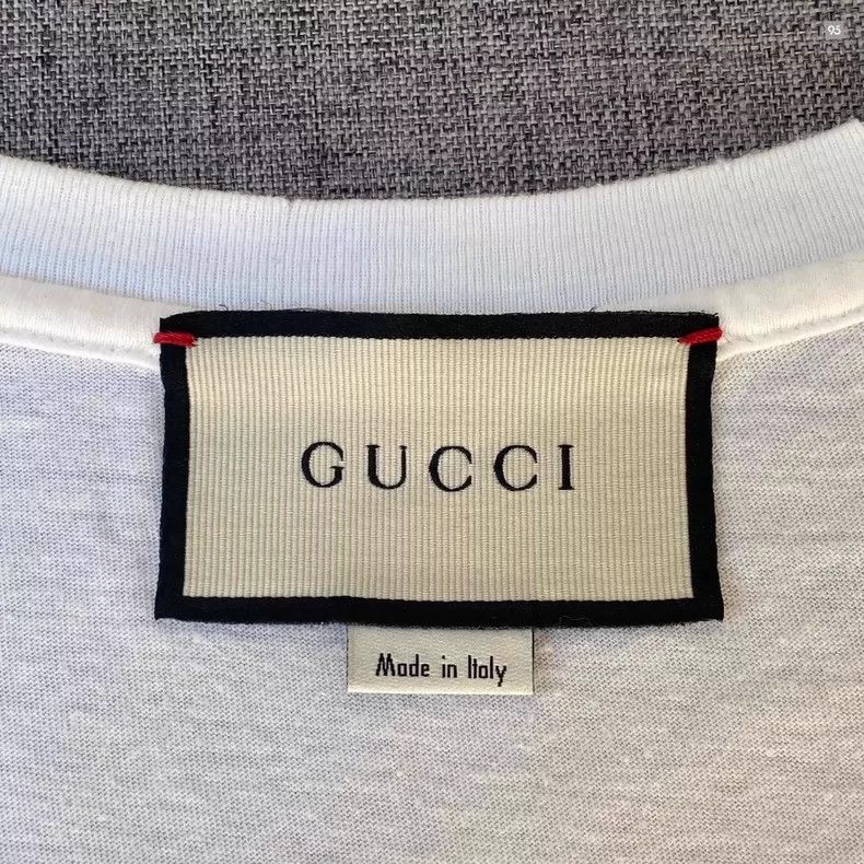 Gucci Gucci Leopard embroidered cotton short-sleeved T-shirt 2505 Size US L / EU 52-54 / 3 - 6 Thumbnail