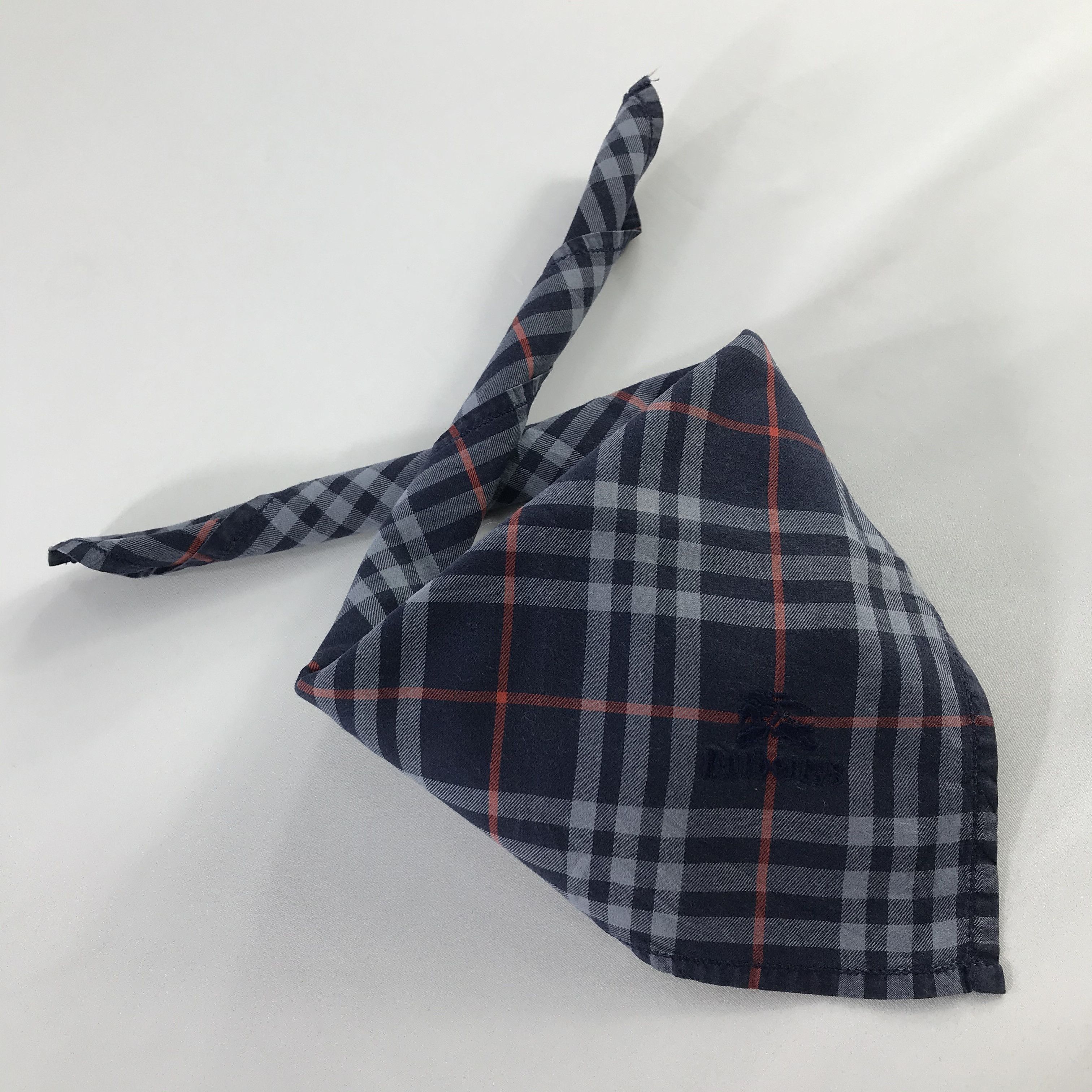 Burberry × Vintage Burberry Bandana / Handkerchief / Neckerchief - S732 Size ONE SIZE - 4 Thumbnail
