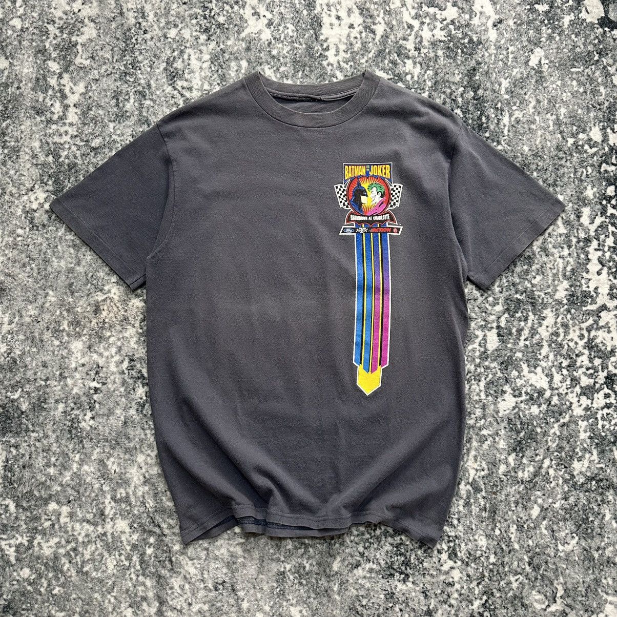 Vintage Vintage 1998 Batman vs The Joker Nascar T-shirt Size US M / EU 48-50 / 2 - 2 Thumbnail