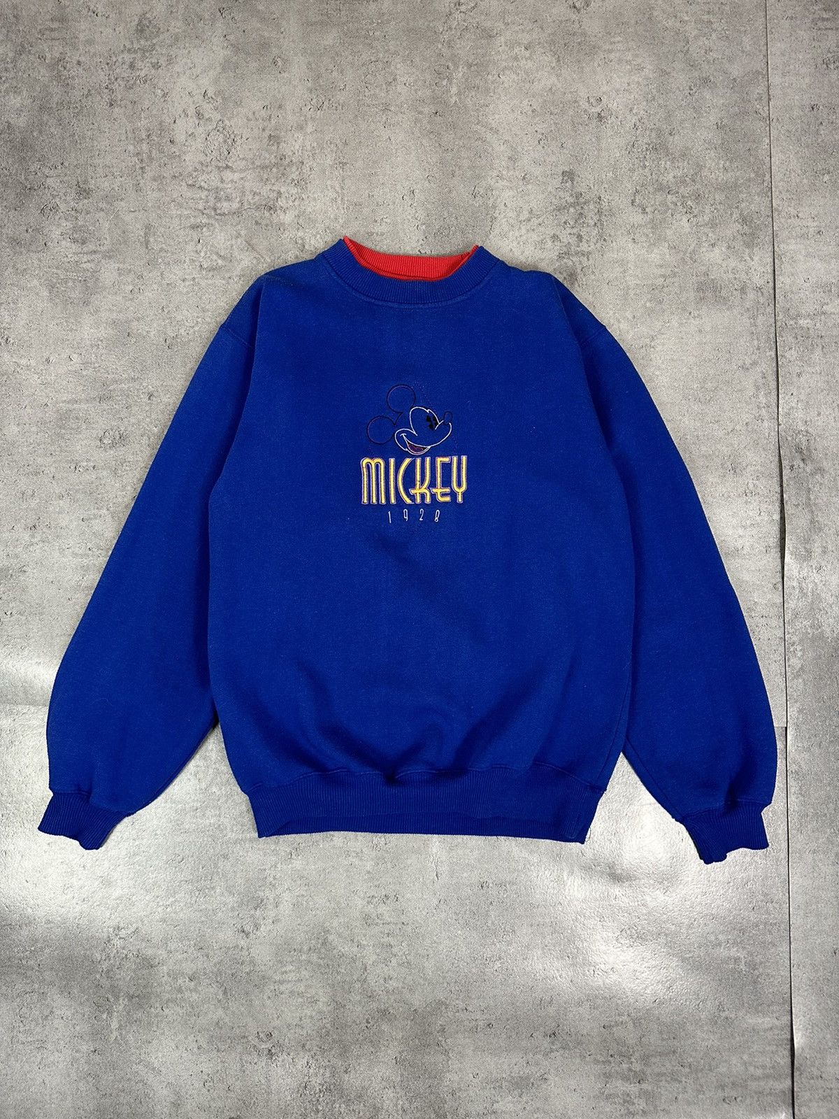 Disney × Mickey Mouse × Vintage Mickey Disney Vintage Crewneck – Disneyland 90s Paris Size US L / EU 52-54 / 3 - 1 Thumbnail