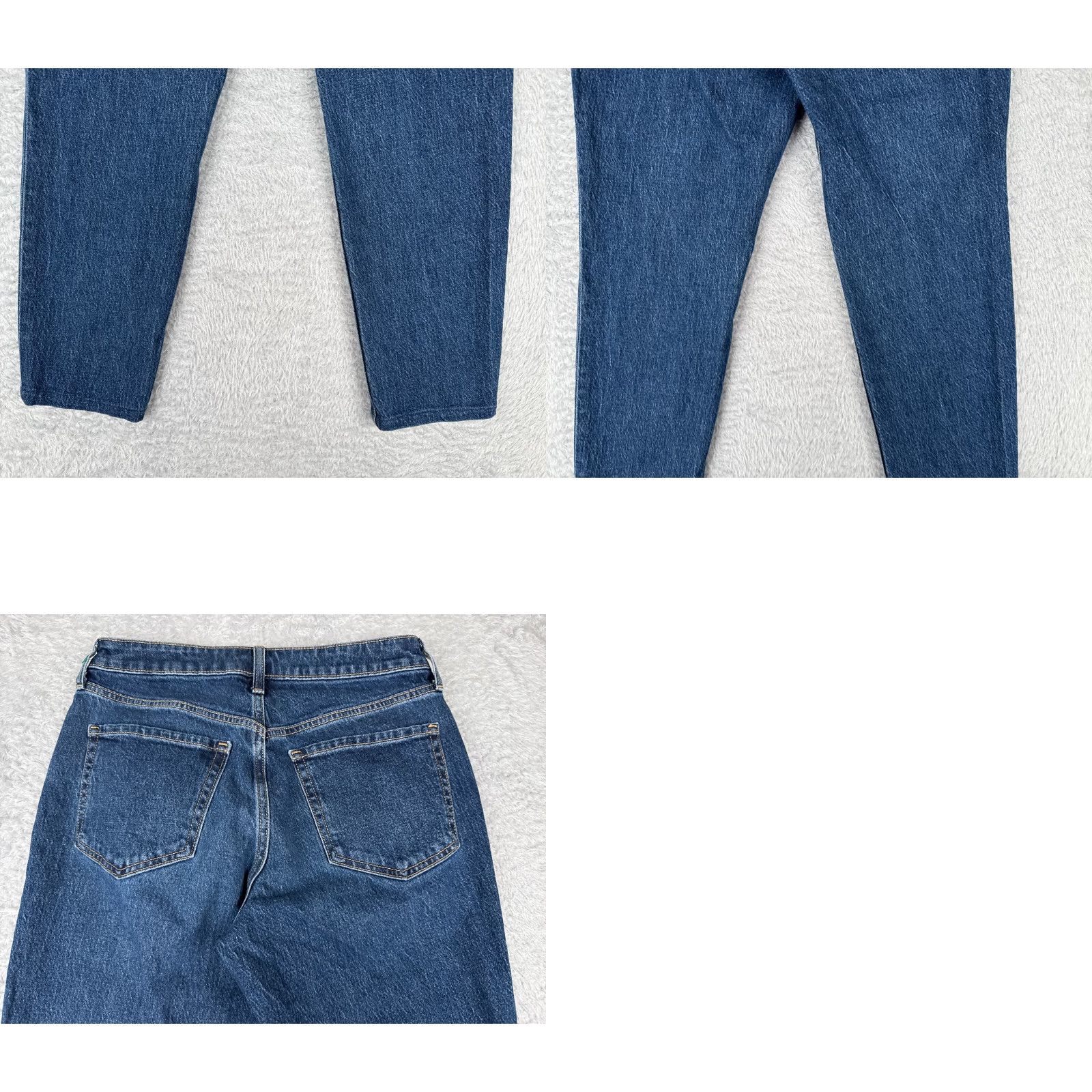 Old Navy Old Navy Jeans Women 4 Blue OG Straight High Rise Secret Smooth Pocket 28x26 Size 27" / US 4 / IT 40 - 10 Thumbnail