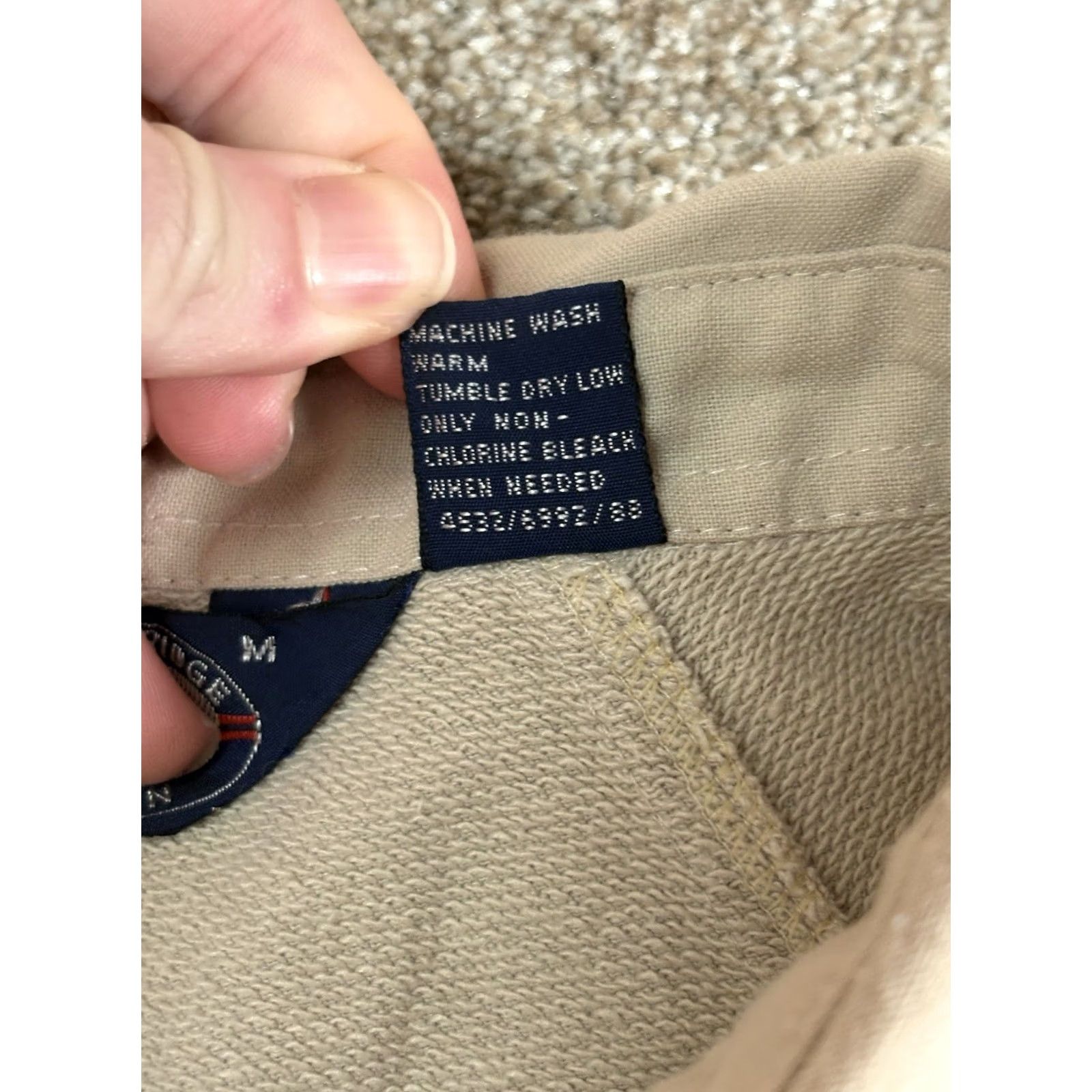 Vintage VINTAGE KNIGHTSBRIDGE Menswear Cream Ribbed Knit Polo Henley Sweater Shirt M Beige Knit Pullover Mens 80s 90s Classic Retro Streetwear Size US M / EU 48-50 / 2 - 4 Thumbnail