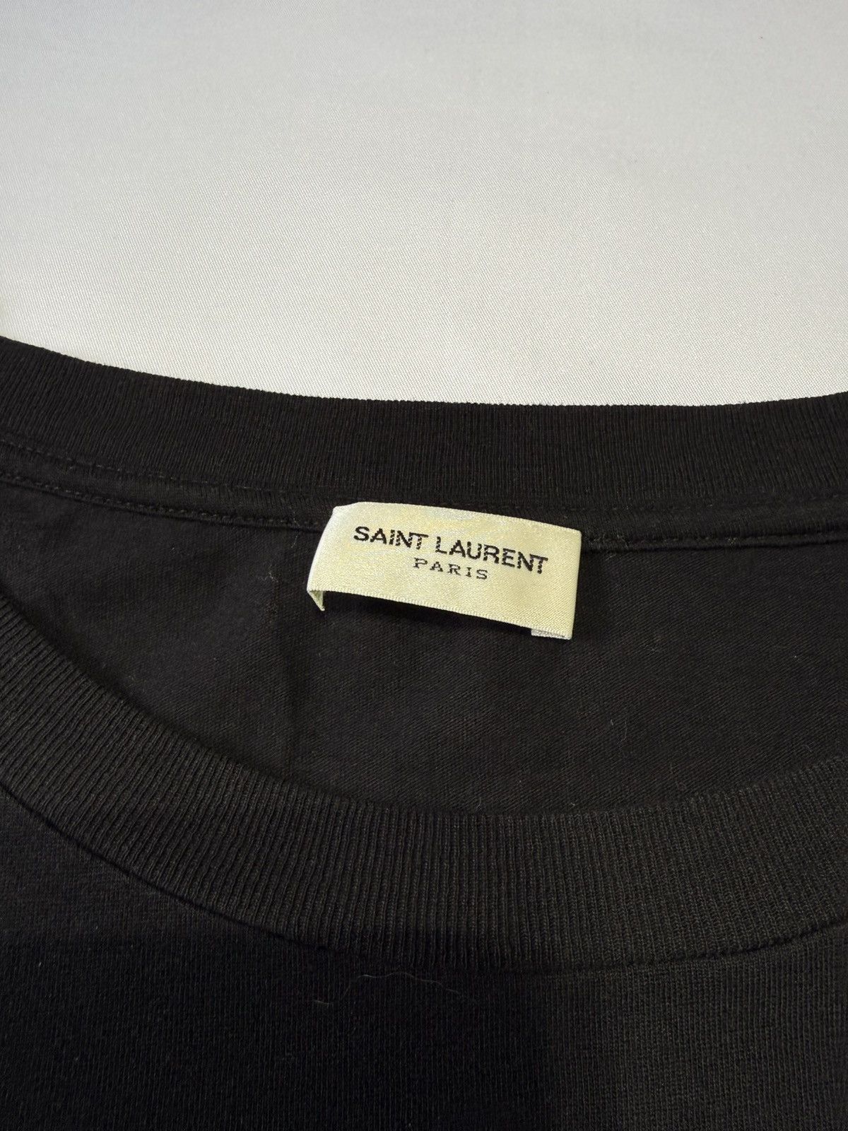 Saint Laurent Paris Saint Laurent No Smoking Logo Tee L Size US L / EU 52-54 / 3 - 5 Thumbnail