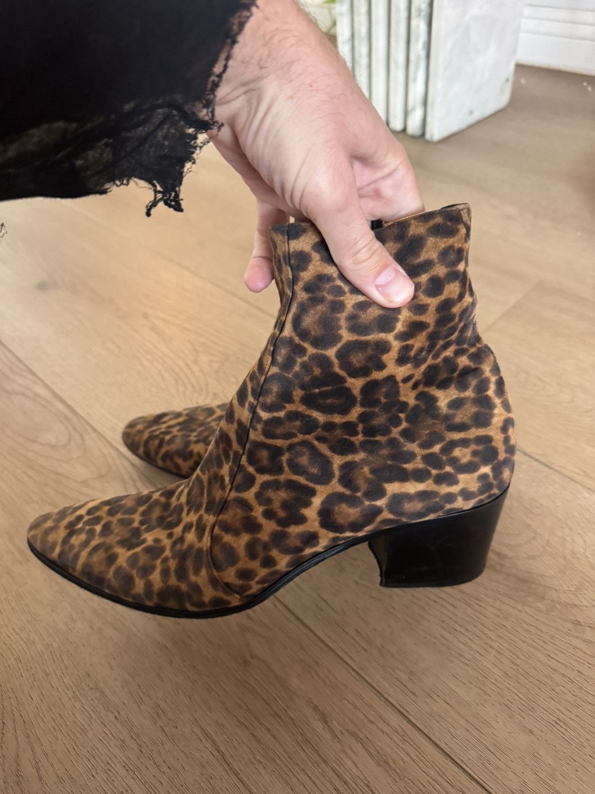 Saint Laurent Paris Leopard Vasilli Boot Size US 8 / EU 41 - 3 Thumbnail