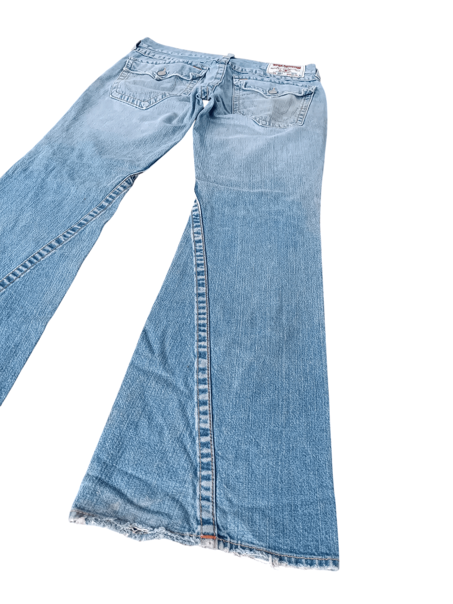 True Religion × Vintage True Religion Joey Distressed Flared Jeans Size US 34 / EU 50 - 14 Thumbnail