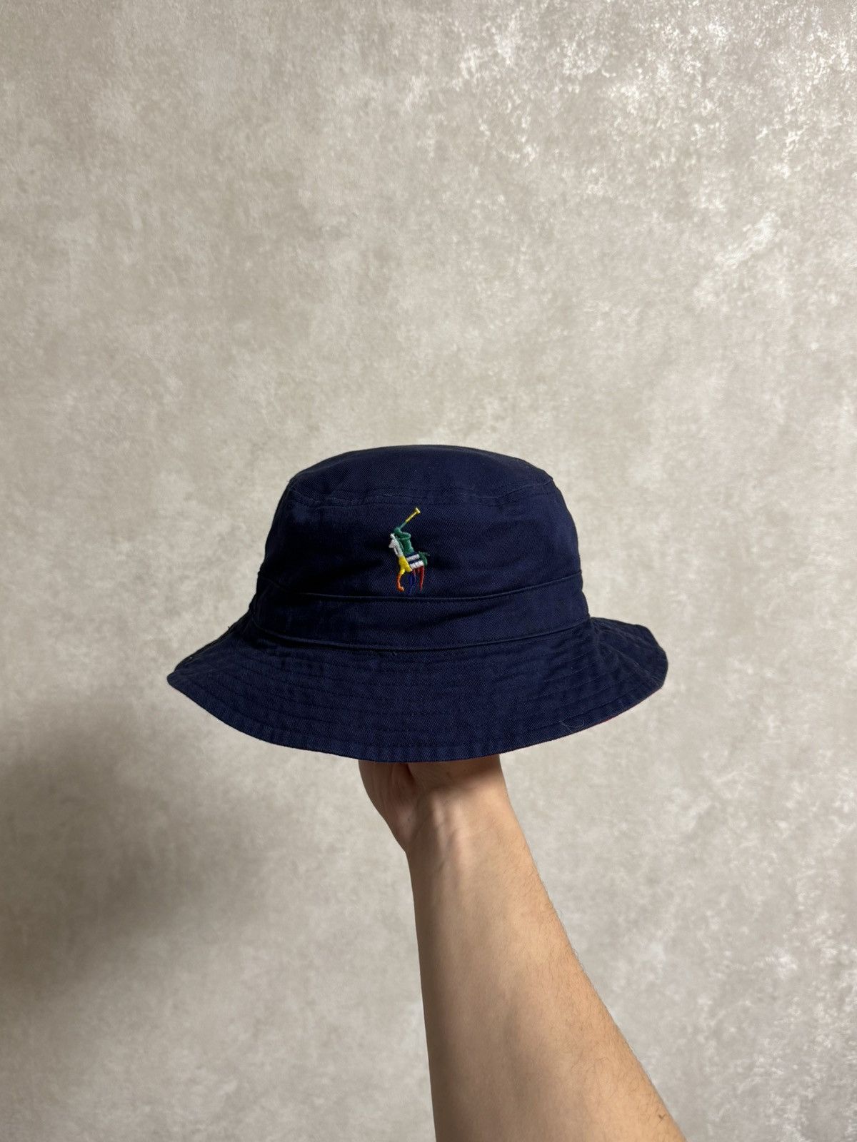 Polo Ralph Lauren Vintage reversible Polo Ralph Lauren Y2K hat cap panama Size ONE SIZE - 3 Thumbnail