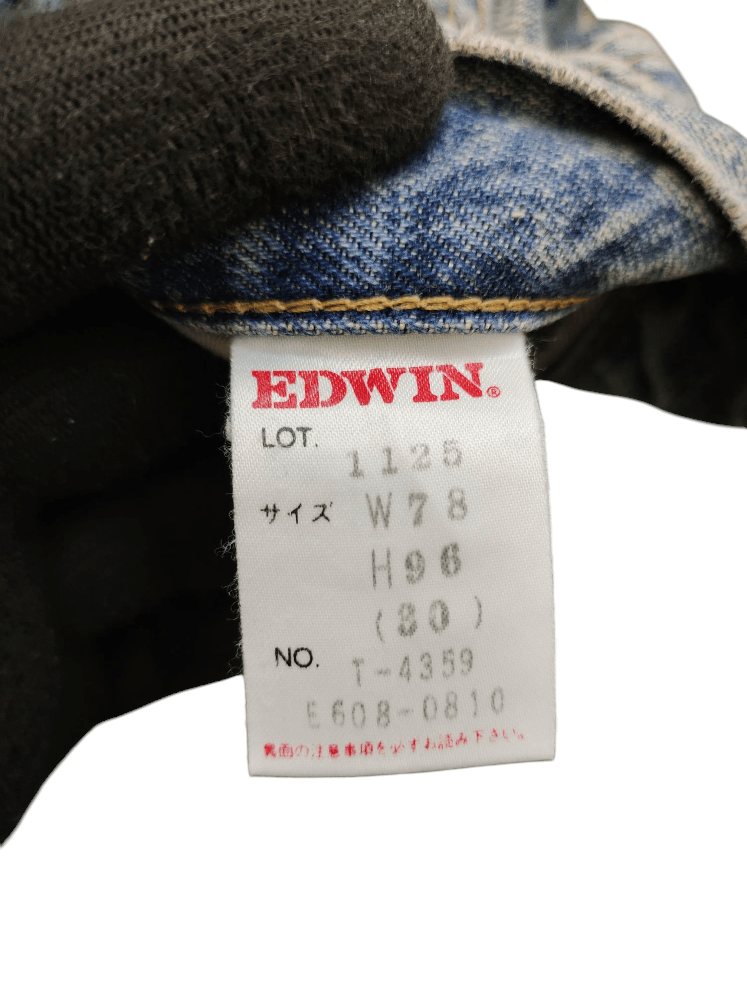 Edwin Baggy Jeans Edwin Japan Distress Faded Denim Wide Leg Jnco Size US 31 - 13 Thumbnail
