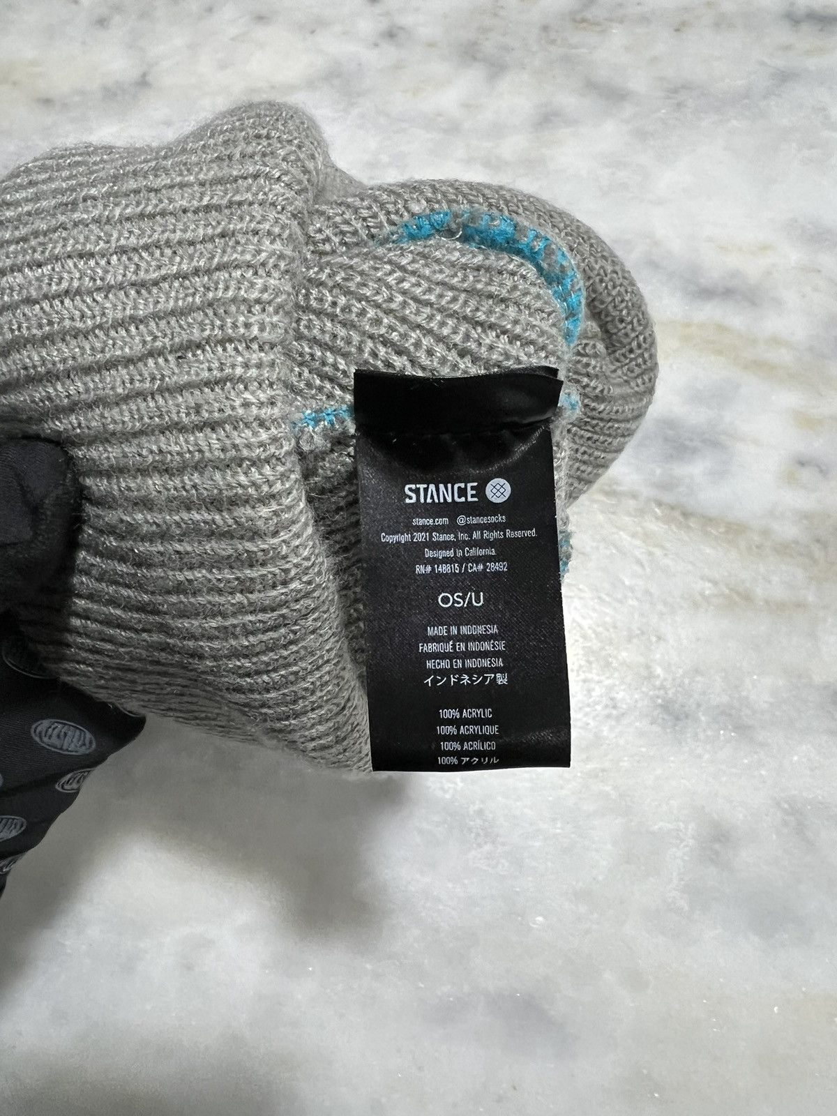 Stance Socks Stance Icon 2 Beanie HEATHER GREY, One Size Size ONE SIZE - 5 Thumbnail