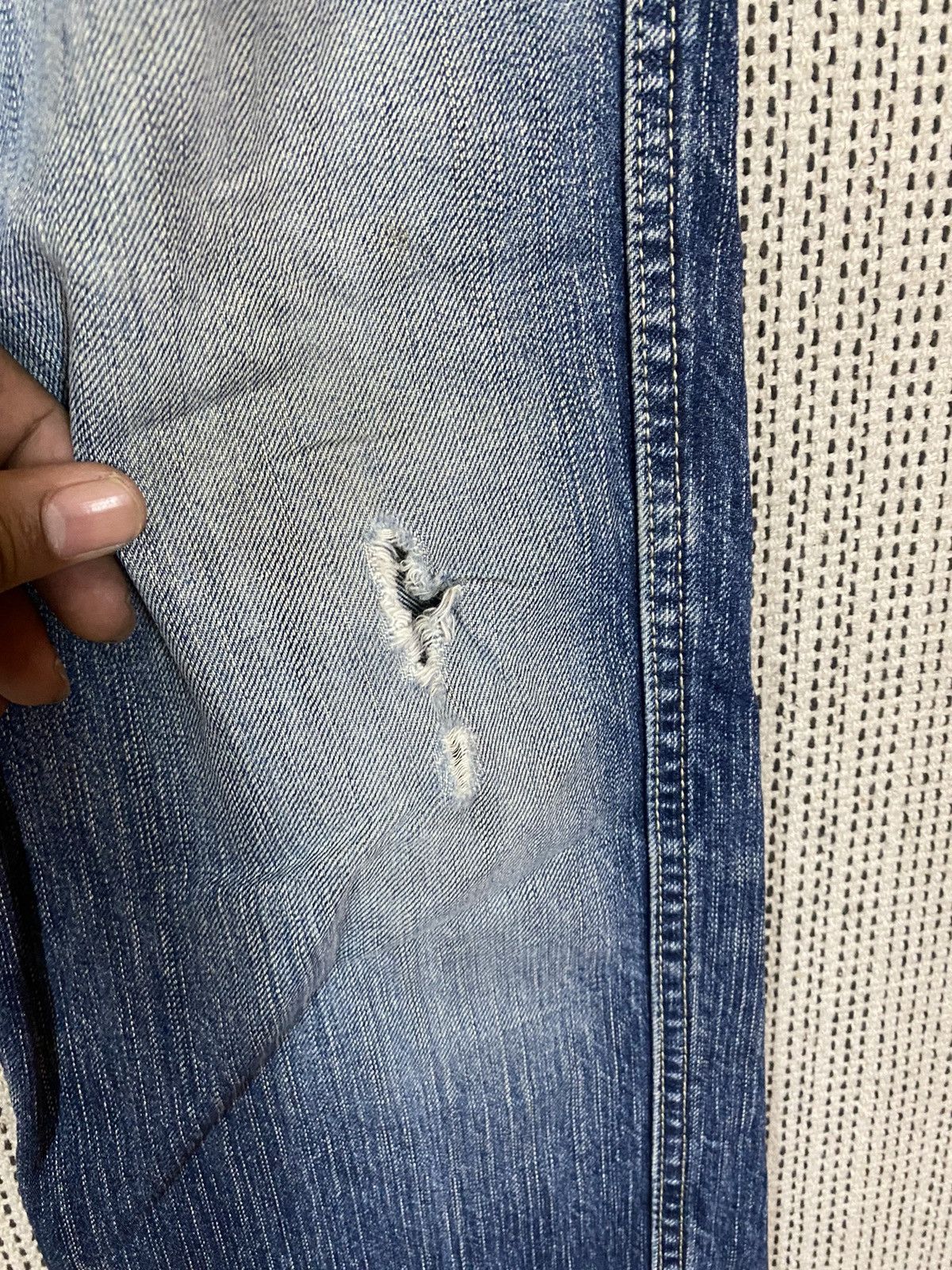 Edition Japan × Japanese Brand × Johnbull John bull distressed denim regular fits Size US 33 - 9 Thumbnail