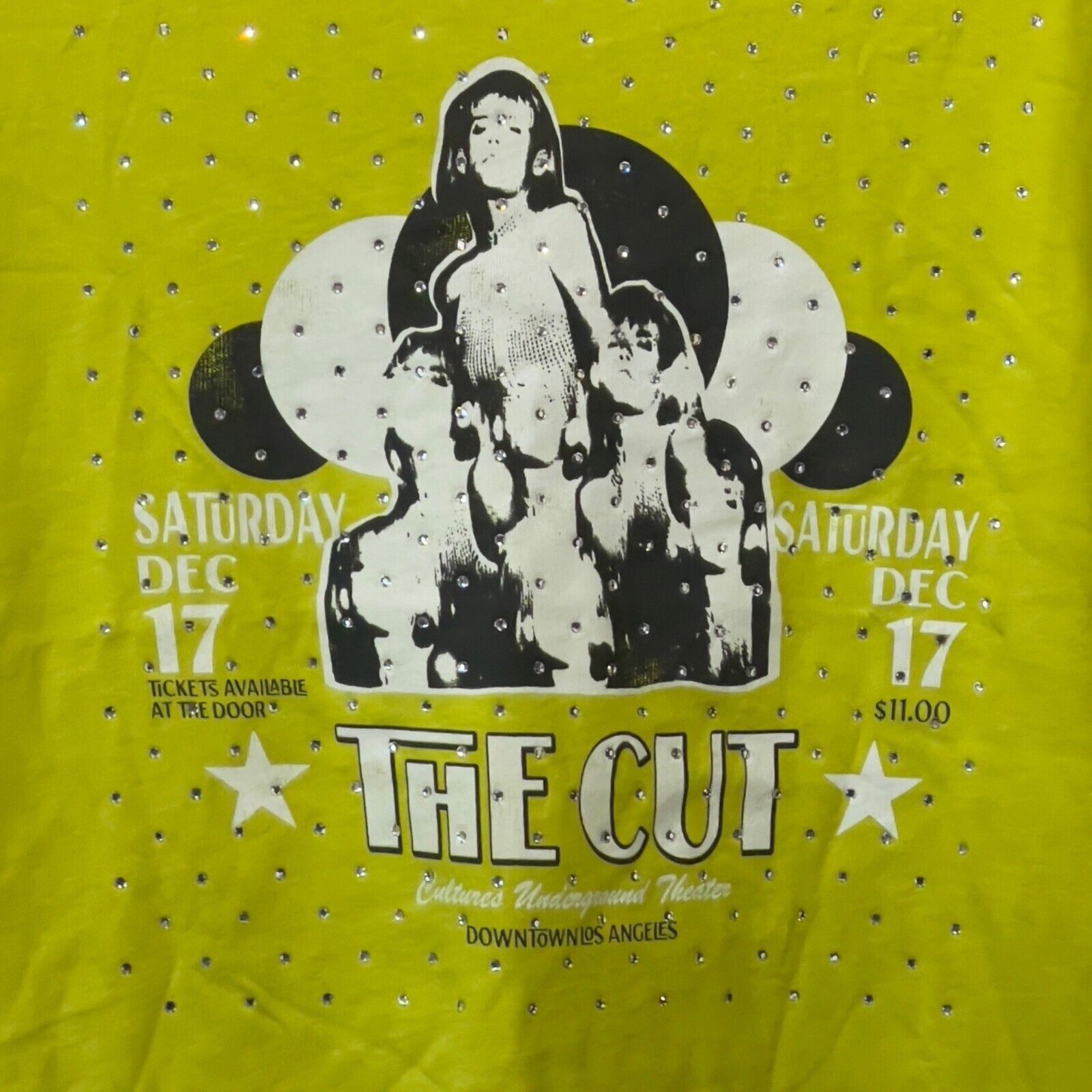 Daydreamer Daydreamer "The Cut" Rhinestone Graphic Tee Small Size S / US 4 / IT 40 - 4 Thumbnail