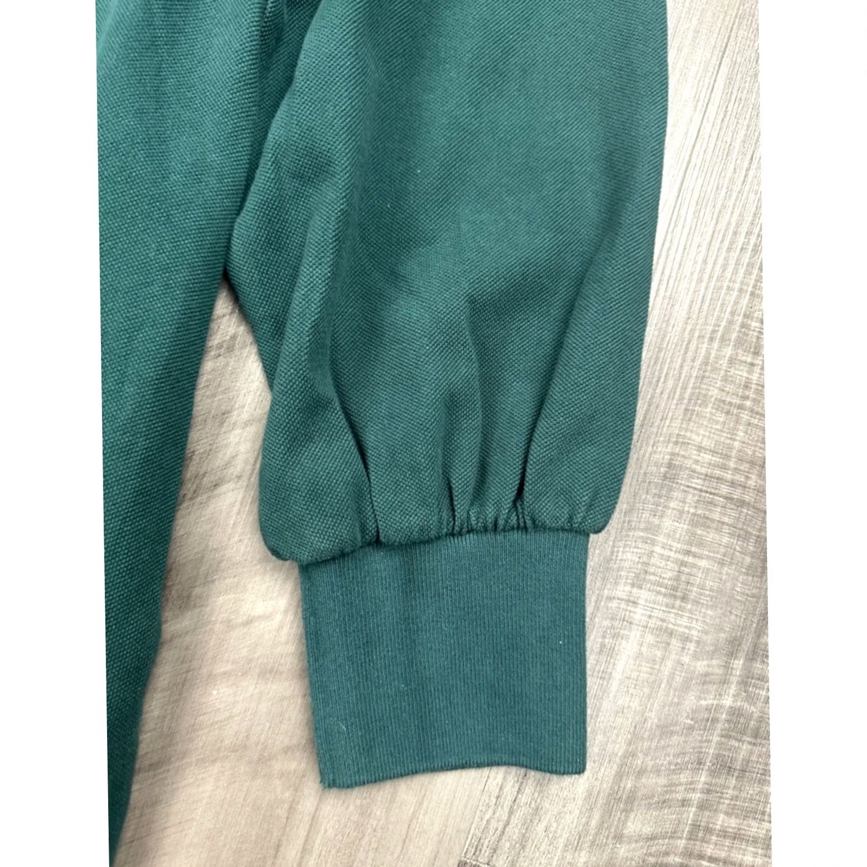 Vintage Tuckernuck Shirt Dress XL Womens June Bug Green Long Sleeve Polo Shirt Dress Size XL / US 12-14 / IT 48-50 - 3 Thumbnail