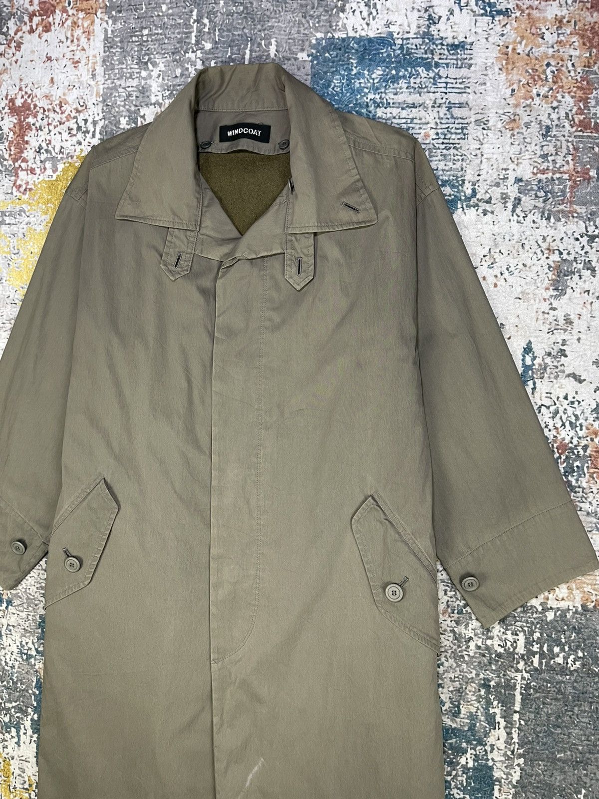 Issey Miyake SS 2002 Issey Miyake Windcoat Trench Jacket Size US M / EU 48-50 / 2 - 7 Thumbnail