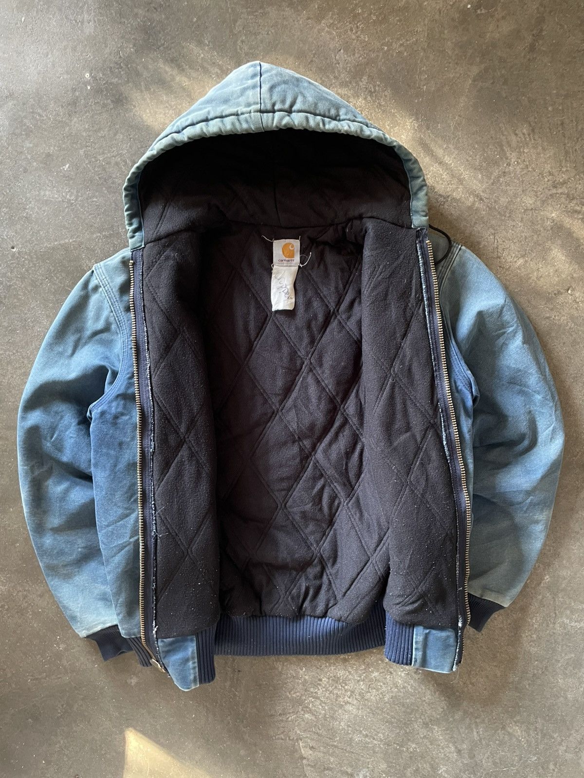 Carhartt Carhartt Duck Active Big Logo 90’s [J04-NVY] Size US M / EU 48-50 / 2 - 2 Thumbnail