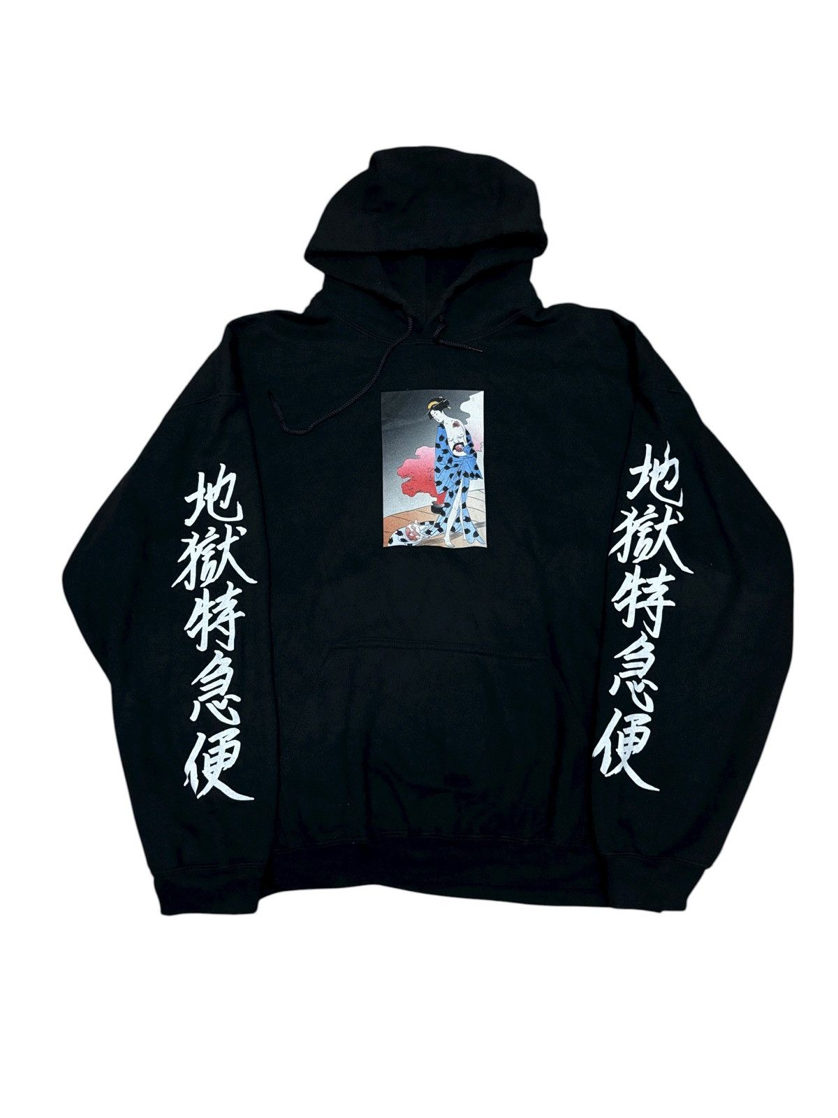 Flagstuff Flagstuff x Delivery Hells Geisha Pullover Hoodie Size US XL / EU 56 / 4 - 1 Thumbnail
