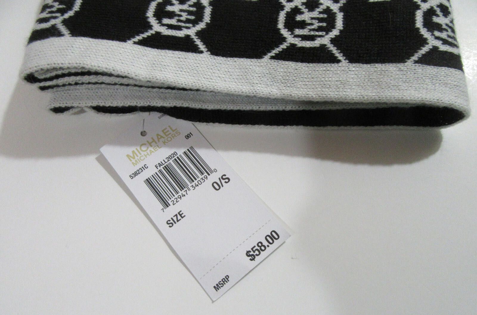 Michael Kors Michael Kors Womens MK Monogram Infinity Scarf NWT Size ONE SIZE - 4 Thumbnail