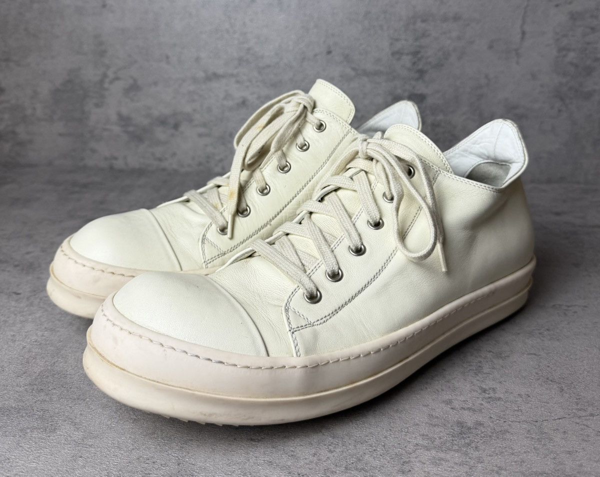 Rick Owens RICK OWENS - RAMONES TRIPLE MILK LOW TOP Size US 10 / EU 43 - 7 Thumbnail